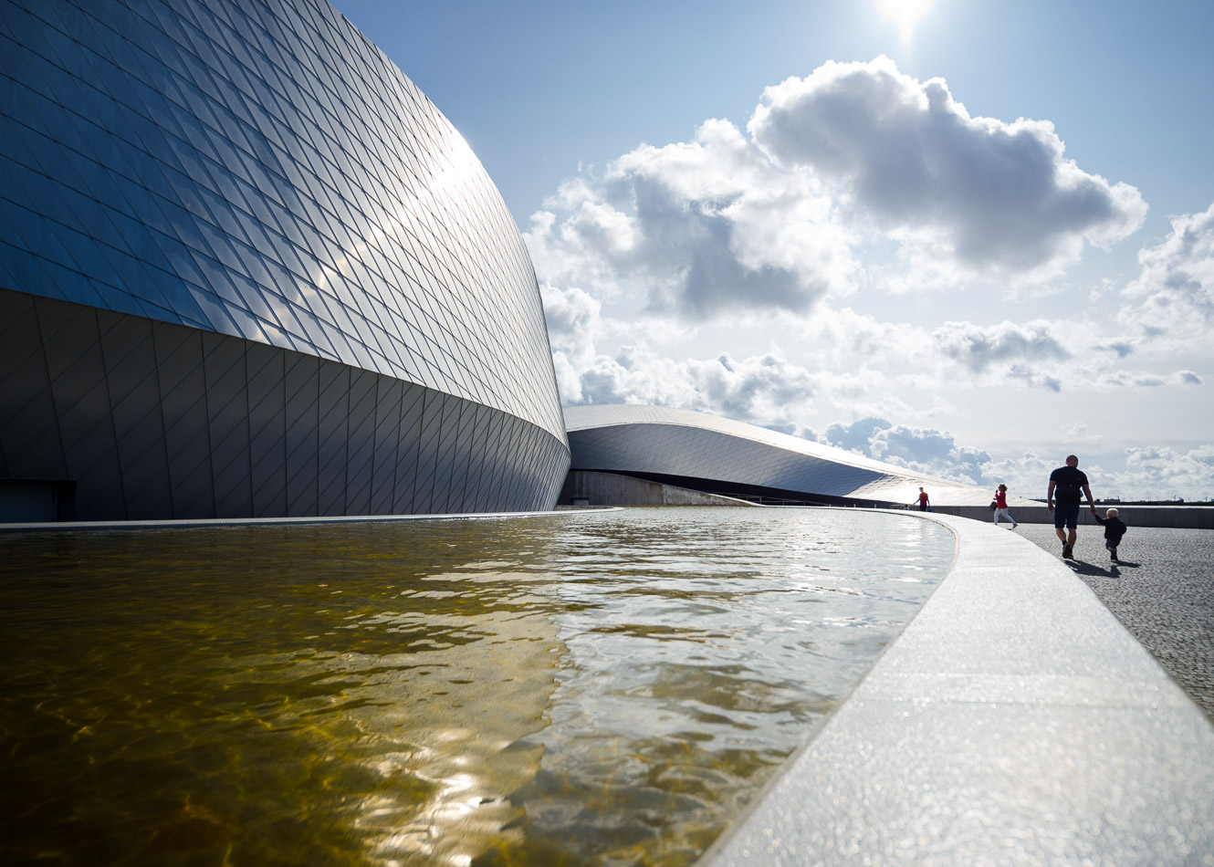 Blue Planet Seaworld in Copenhagen Denmark - architecture photography by Dynamic Forms and Martin Foddanu Photography