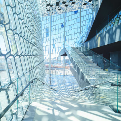 Harpa concert hall in Reykjavik Iceland - architecture photography by Dynamic Forms and Martin Foddanu Photography