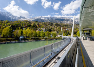 Hungerburgbahn in Innsbruck Austria - architecture photography by Dynamic Forms and Martin Foddanu Photography