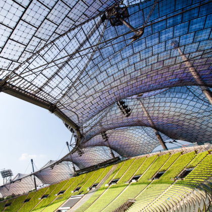 Olympiapark in Munich Germany - architecture photography by Dynamic Forms and Martin Foddanu Photography