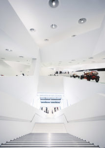 Porsche Museum in Stuttgart Germany - architecture photography by Dynamic Forms and Martin Foddanu Photography
