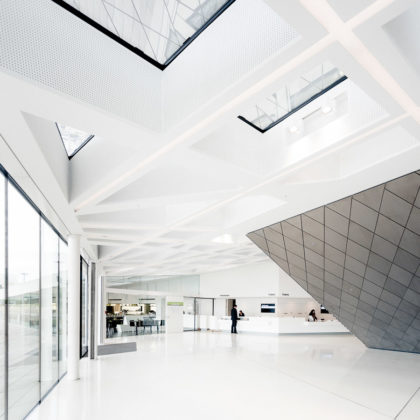 Porsche Museum in Stuttgart Germany - architecture photography by Dynamic Forms and Martin Foddanu Photography