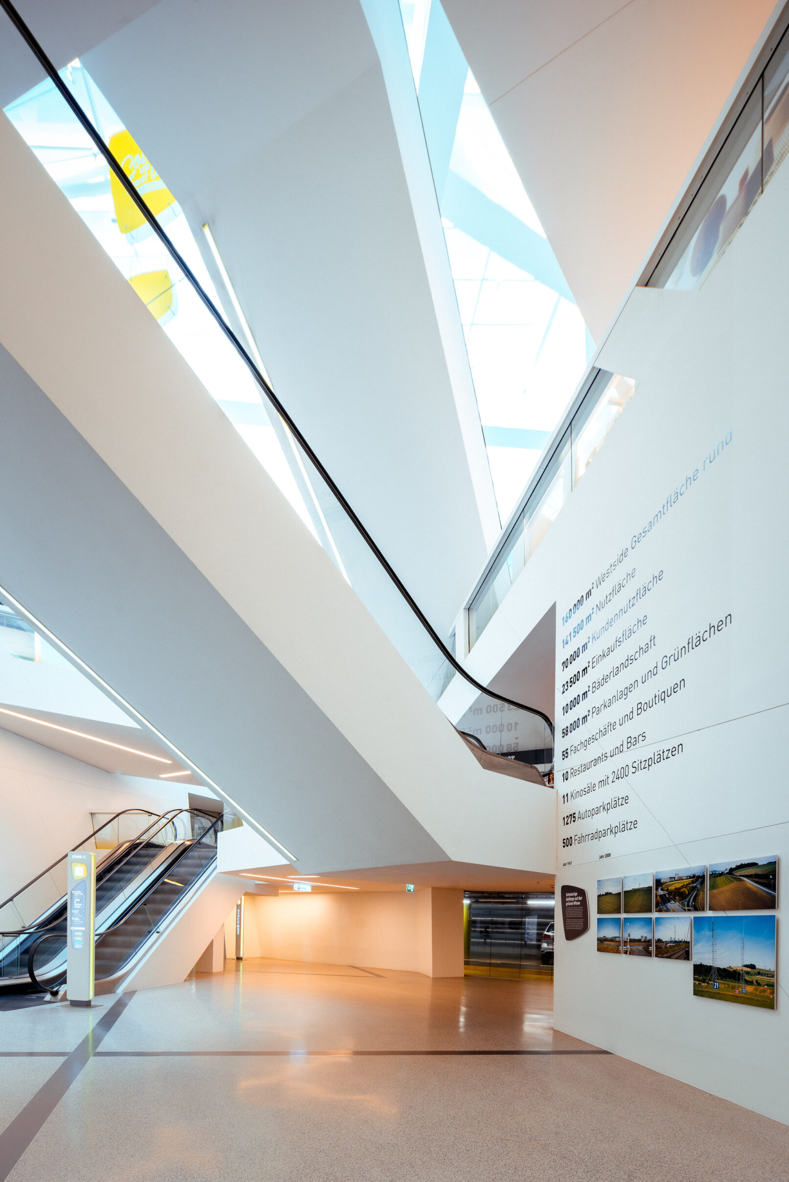 westside, leisure and shopping center - bern, switzerland - architecture photography by Dynamic Forms and Martin Foddanu Photography