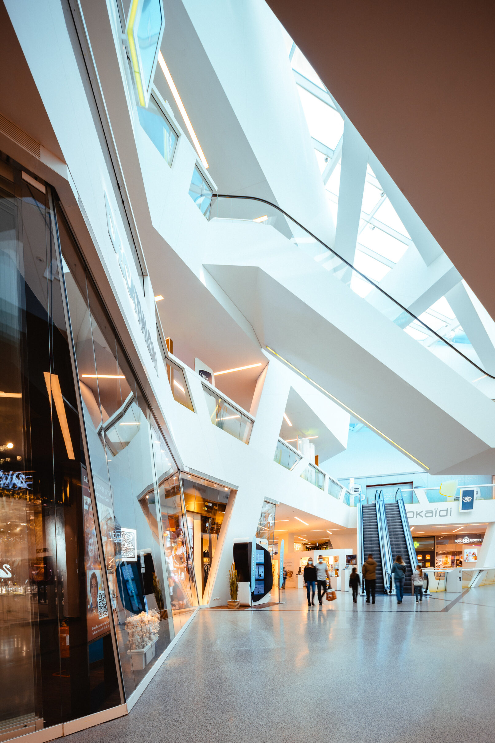 westside, leisure and shopping center - bern, switzerland - architecture photography by Dynamic Forms and Martin Foddanu Photography