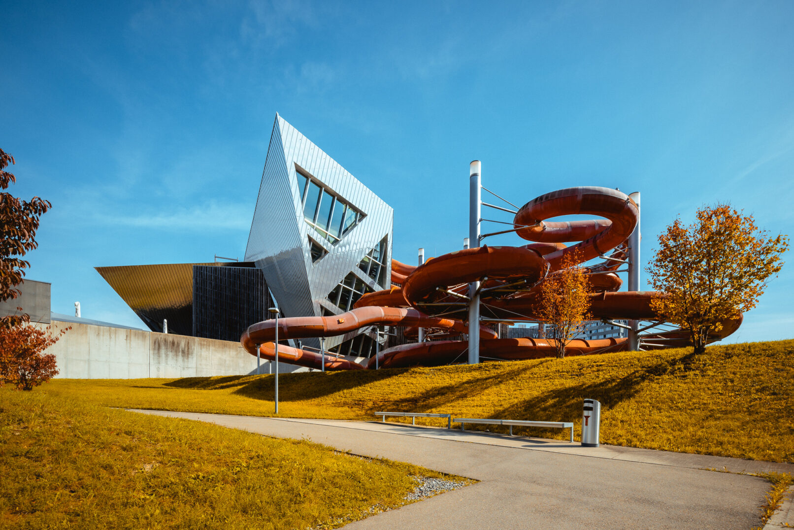westside, leisure and shopping center - bern, switzerland - architecture photography by Dynamic Forms and Martin Foddanu Photography