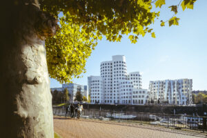 neuer zollhafen - dynamic forms -düsseldorf - frank gehry - architecture photography