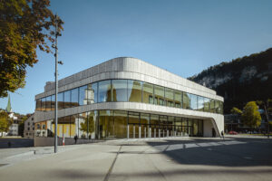 Monforthaus, Feldkirch Austria - dynamic forms - architecture photography