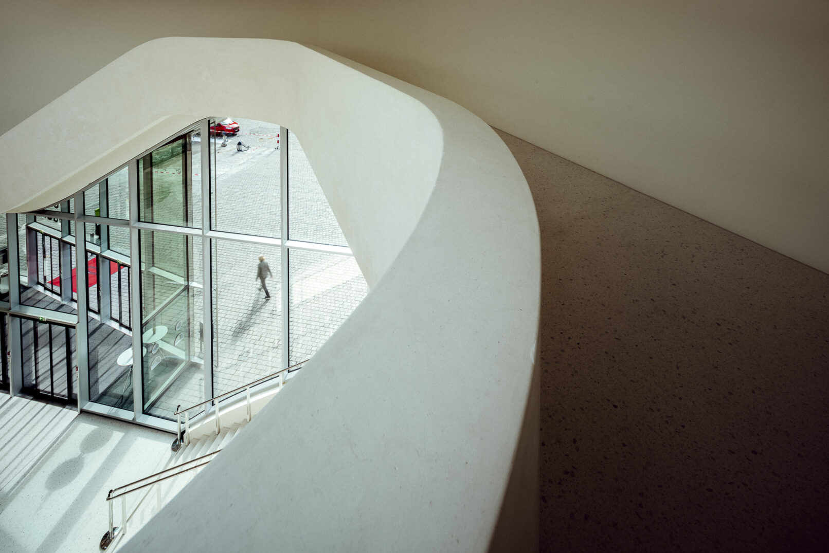 Monforthaus, Feldkirch Austria - dynamic forms - architecture photography