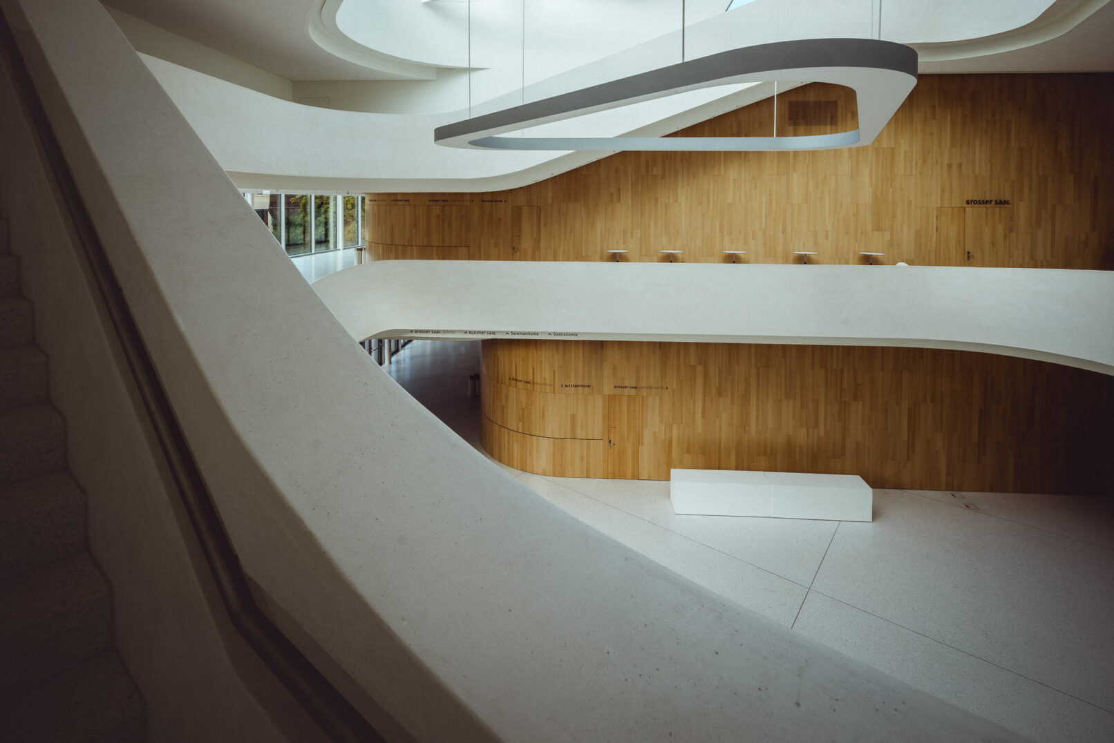 Monforthaus, Feldkirch Austria - dynamic forms - architecture photography