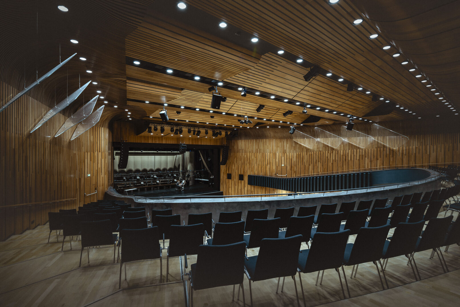 Monforthaus, Feldkirch Austria - dynamic forms - architecture photography