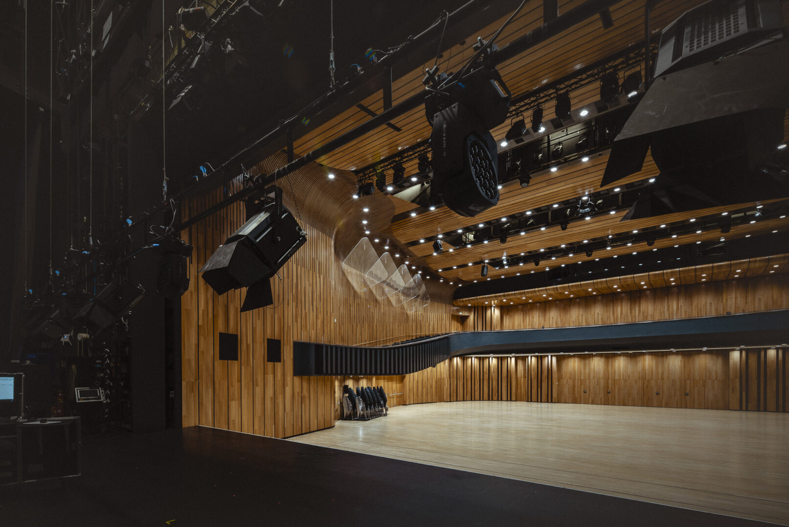 Monforthaus, Feldkirch Austria - dynamic forms - architecture photography