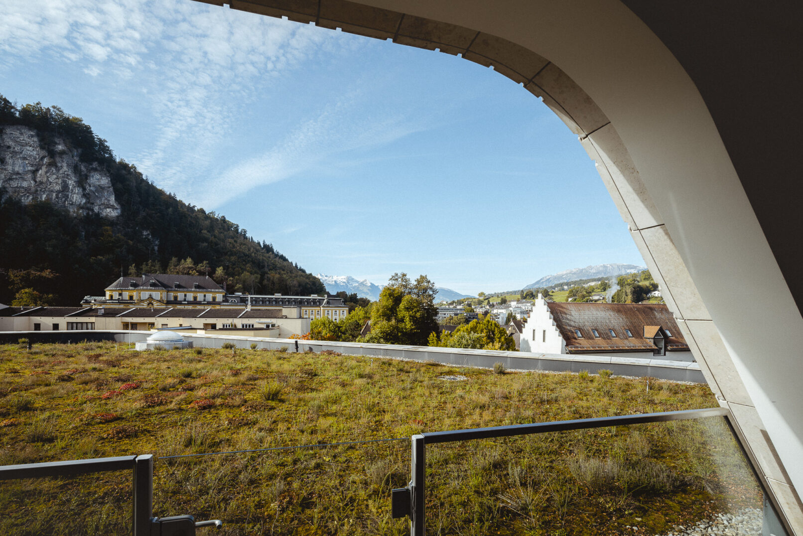 Monforthaus, Feldkirch Austria - dynamic forms - architecture photography