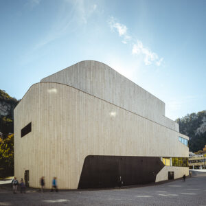 Monforthaus, Feldkirch Austria - dynamic forms - architecture photography