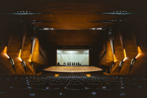 Festspielhaus Erl - Austria- dynamic forms - architecture photography