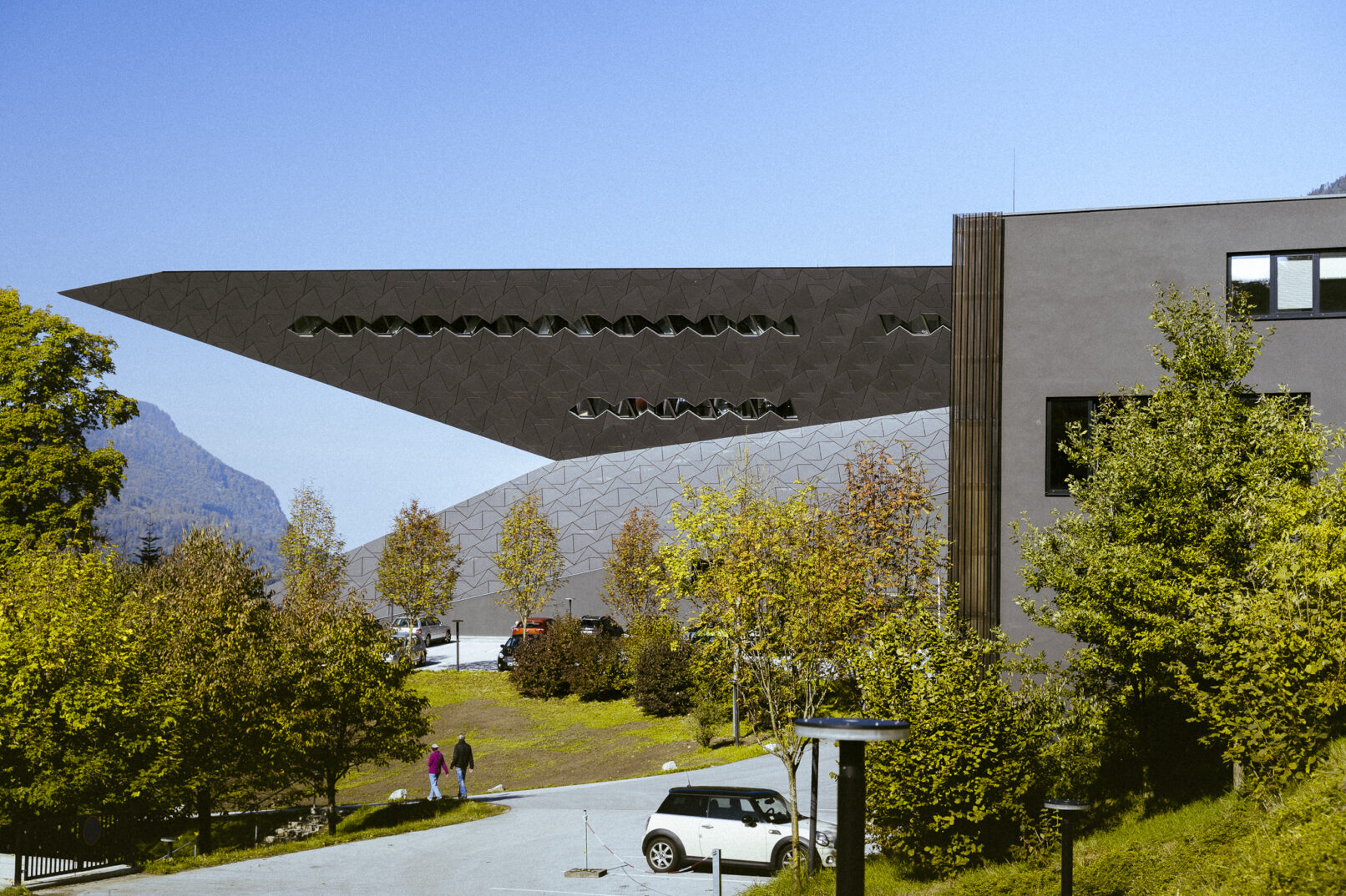 Festspielhaus Erl - Austria- dynamic forms - architecture photography