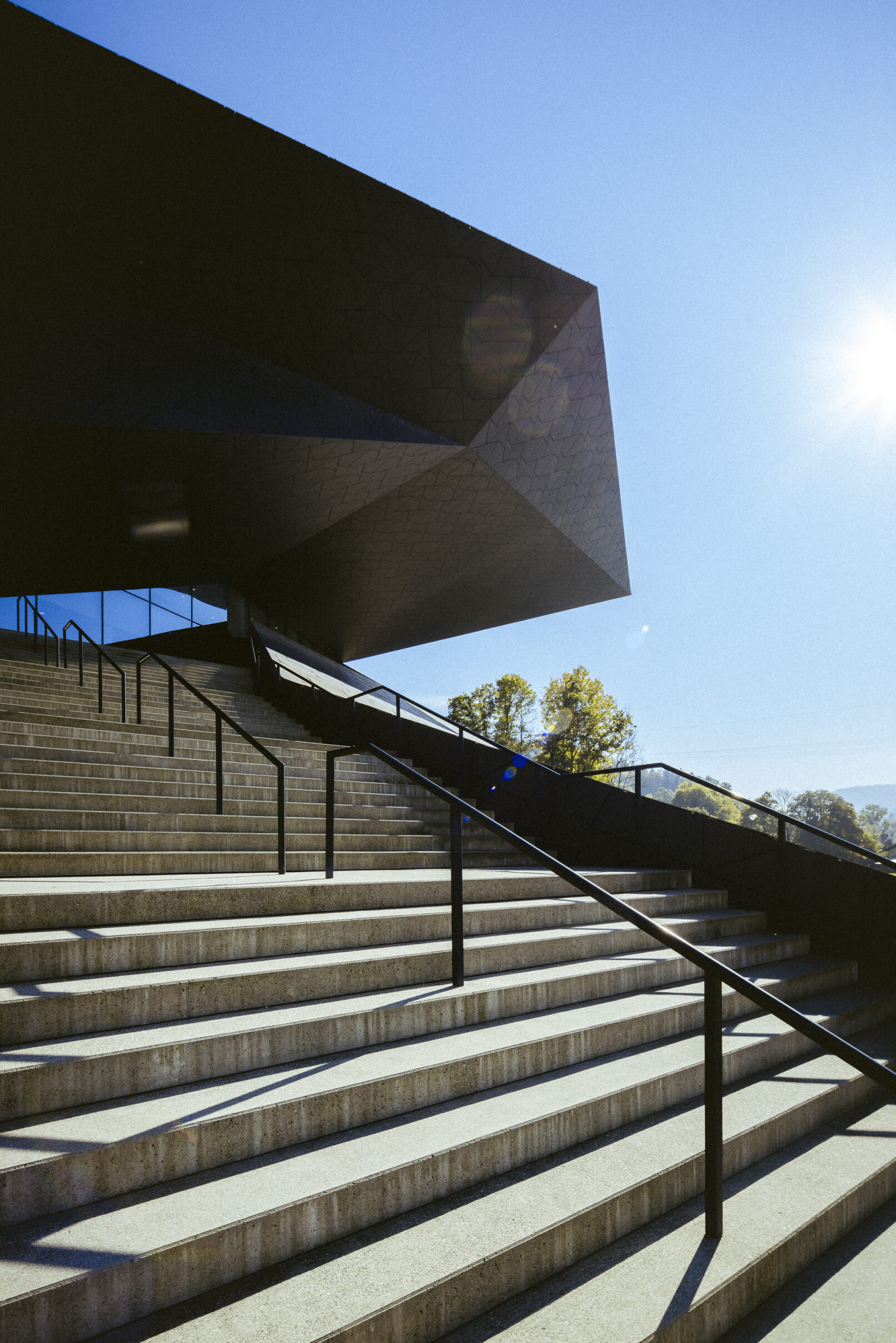 Festspielhaus Erl - Austria- dynamic forms - architecture photography